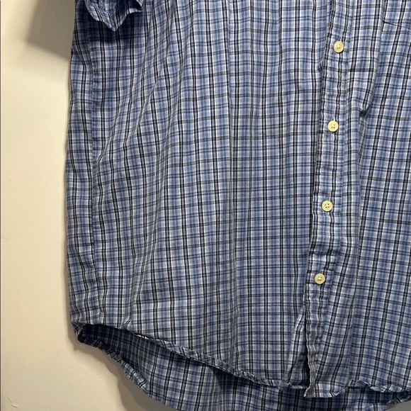 Cherokee Men's Blue Plaid Button-Down Shirt XL - Picture 4 of 11